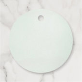 恐竜の少年の3rd誕生日パーティー フェイバータグ (裏面)