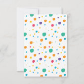 恐竜の少年3rd誕生日招待状 招待状 (裏面)