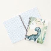 恐竜の少年/少女 ノートブック (内部)