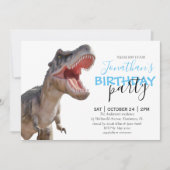 恐竜の少年bIRTHDAY発表 案内状 (正面)