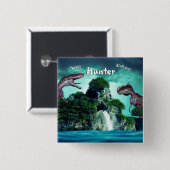 恐竜の島ハッピーバースデーパーティー 缶バッジ (正面&裏面)