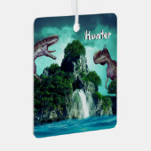 恐竜の島 メタルオーナメント (正面右)