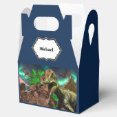 恐竜の島pterodactyl t-レックス少年のパーティー フェイバーボックス (オープン)