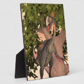 恐竜の巨大捕獲器 フォトプラーク (側面)