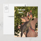 恐竜の巨大捕獲器 ポストカード (正面/裏面)