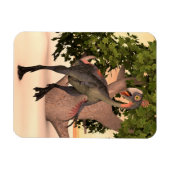 恐竜の巨大捕獲器 マグネット (横)