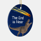 恐竜の廃墟は大惨事に近い セラミックオーナメント (右)