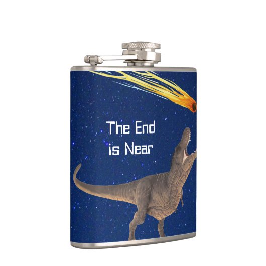 恐竜の廃墟は大惨事に近い フラスク (右)