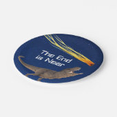 恐竜の廃墟は大惨事に近い ペーパープレート (アングル)