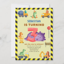 恐竜の建築ディノクルー3歳の誕生日