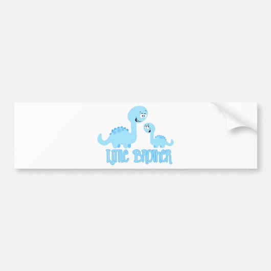 恐竜の弟 バンパーステッカー (正面)