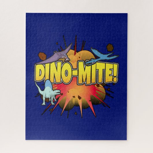 恐竜の恋人ダイナマイトDino-mite Pun ジグソーパズル (縦)