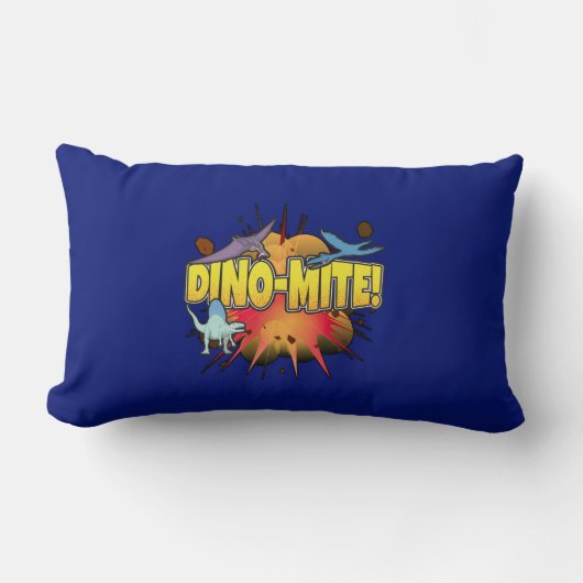 恐竜の恋人ダイナマイトDino-mite Pun ランバークッション (正面)