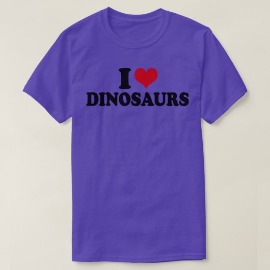 恐竜の恐竜が大好き Tシャツ (デザイン正面)