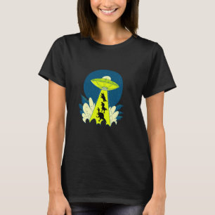 恐竜の惑星の宇宙船Ufoの誘拐エイリアンEt Tシャツ