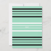 恐竜の招待状はずかずかと歩き、最初誕生日をChomp 招待状 (裏面)