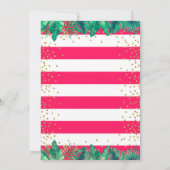 恐竜の招待状、恐竜の誕生日 招待状 (裏面)