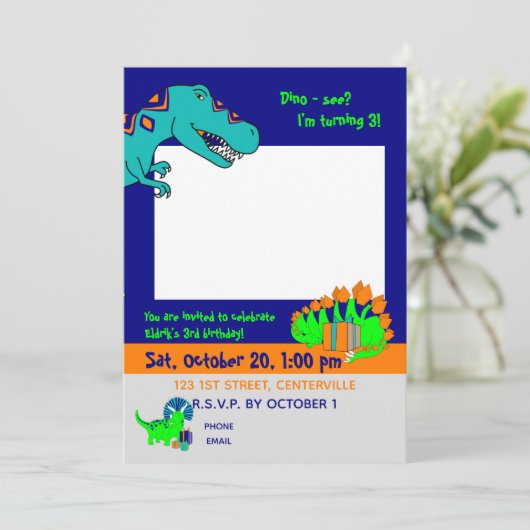 恐竜の招待状 招待状 (スタンド正面)