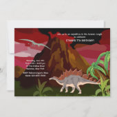 恐竜の招待状 招待状 (正面)