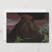 恐竜の招待状 招待状 (裏面)