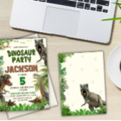 恐竜の招待状 招待状