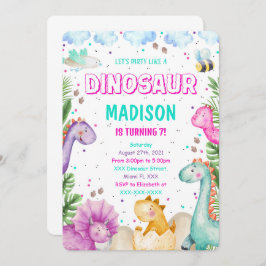 恐竜の招待状 招待状