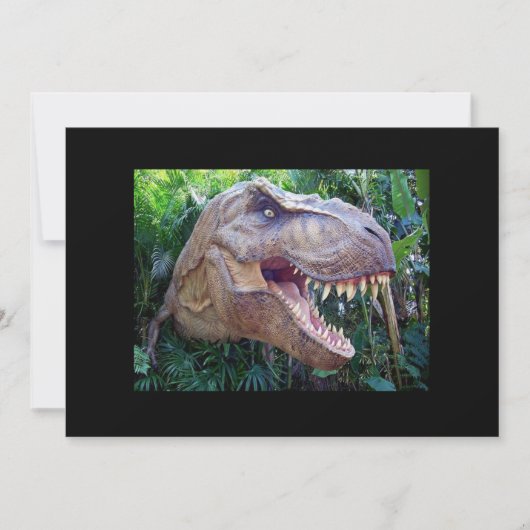 恐竜の招待 招待状 (正面)