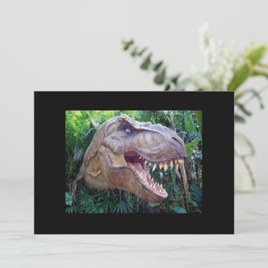 恐竜の招待 招待状 (スタンド正面)