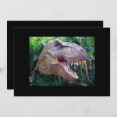 恐竜の招待 招待状 (正面/裏面)