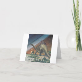 恐竜の昼寝- カード