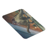 恐竜の昼寝- マグネット (右側)