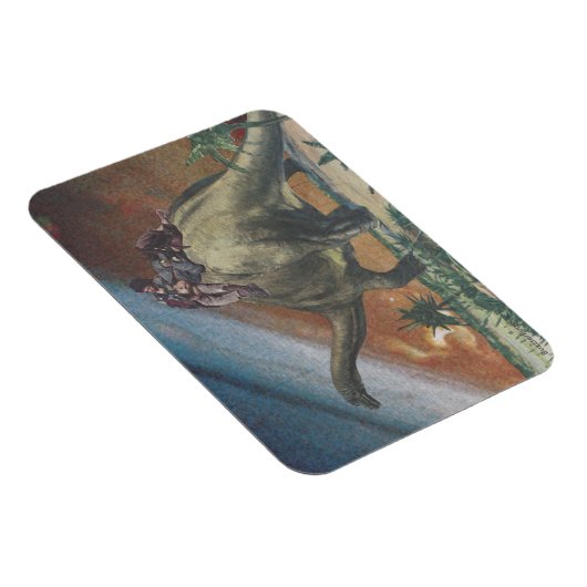 恐竜の昼寝- マグネット (右側)