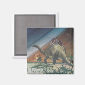 恐竜の昼寝- マグネット (正面/裏面)