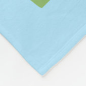 恐竜の時代の漫画引用文 フリースブランケット (角)