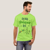恐竜の時代のT型で Tシャツ (正面フル)