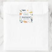 恐竜の最初の誕生日ストンプチョンプロール スクエアシール (バッグ)