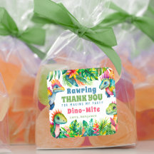 恐竜の最初の誕生日パーティー男の子トロピカルサンキュー