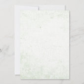 恐竜の最初の誕生日パーティー サンキューカード (裏面)