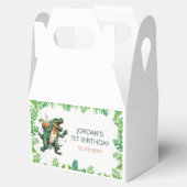 恐竜の最初の誕生日パーティー フェイバーボックス (オープン)
