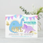 恐竜の最初の誕生日パーティー 招待状 (スタンド正面)