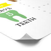 恐竜の最初の誕生日マイルストーン ポスター (角)