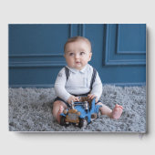 恐竜の最初の誕生日写真 ゲストブック (裏面)