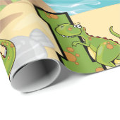 恐竜の最初誕生会 ラッピングペーパー (ロールコーナー)