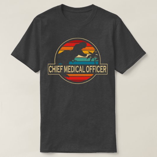 恐竜の最高衛生責任者 Tシャツ (デザイン正面)