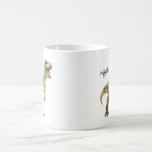 恐竜の月 | おもしろい先史時代のDino用コーヒー コーヒーマグカップ (中央)