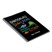 恐竜の本は読何が起こったのかを見なかった ノートブック (右側)