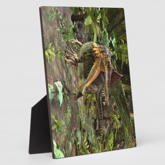 恐竜の棘徐脈 フォトプラーク (側面)