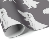 恐竜の模様の包み紙 ラッピングペーパー (ロールコーナー)