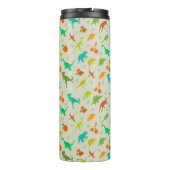 恐竜の模様 タンブラー (裏面)