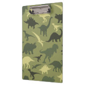 恐竜の模様、恐竜のシルエット、緑のDino クリップボード (左)